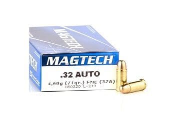 Municion .32 auto/7.65