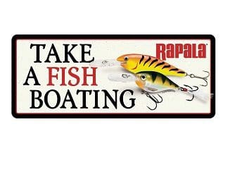 Letrero metálico RAPALA