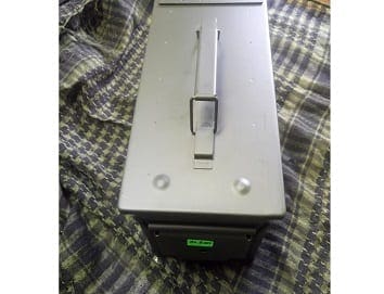 Caja metálica munición mediana
