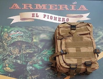 Mochila tactica coyote/camo